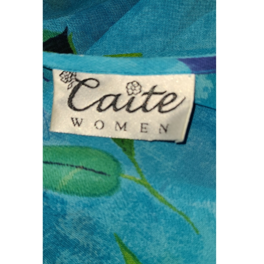 CAITE WOMEN FLORAL PRINT WITH SEQUINS DUSTER - Picture 3 of 7